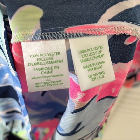 Lilly Pulitzer Arielle Romper Size Small NWT in high tide - Picture 4 of 9